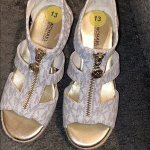 Michael Kors girls heels size 13